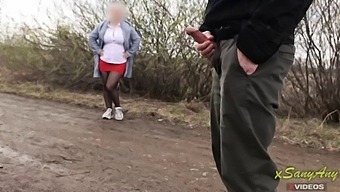 Voyeuristic Experience With A Curious Mom In A Park
