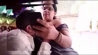 Mature Kannada Milf'S Steamy Encounter With Tailor - Breast Fondling