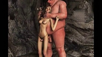 Giant Ogres Ejaculate On 3d Anime Girls