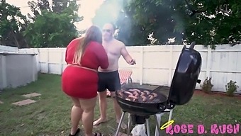 Rose Kush, A Voluptuous Beauty, Indulges In Nipple Play With A Well-Endowed Partner