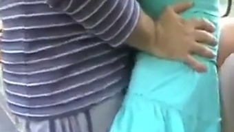 Public Play In The Bus With A Naughty Passenger