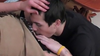 Young Stepson Gets Turned On By Seeing Mother'S Skirt
