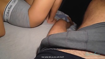 Sleeping Stepdaughter Joins Stepfather In Bed