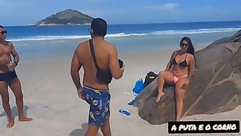 After A Nude Beach Photo Session, Two Black Individuals Engaged In Excessive Sexual Activity