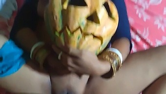 Halloween-Themed Hardcore Sex With An Ex-Lover