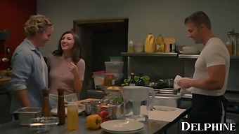 Maya Woulfe Gets Pounded By Two Massive Cocks In This Intense Video
