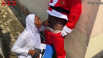 Santa'S Naughty List Comes To Life In A Steamy Hijab Encounter