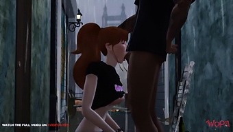 Makoto'S First Public Affair Caught On Camera - Outdoor Sex