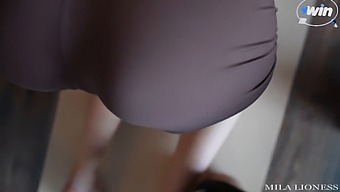 Amateur Stepsister'S Yoga Session Turns Into Steamy Encounter With Big Dick And Facial Finish