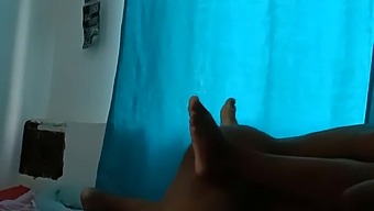 My Husband Is At Work While My Friend Pleasures Me On Webcam