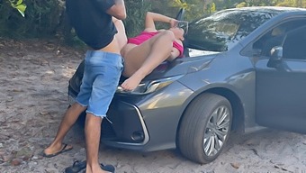 A Couple'S Public Sex With Doggy Style And Pussy Licking