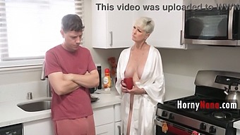 Aroused Milf Showing Off Her Moves At 70